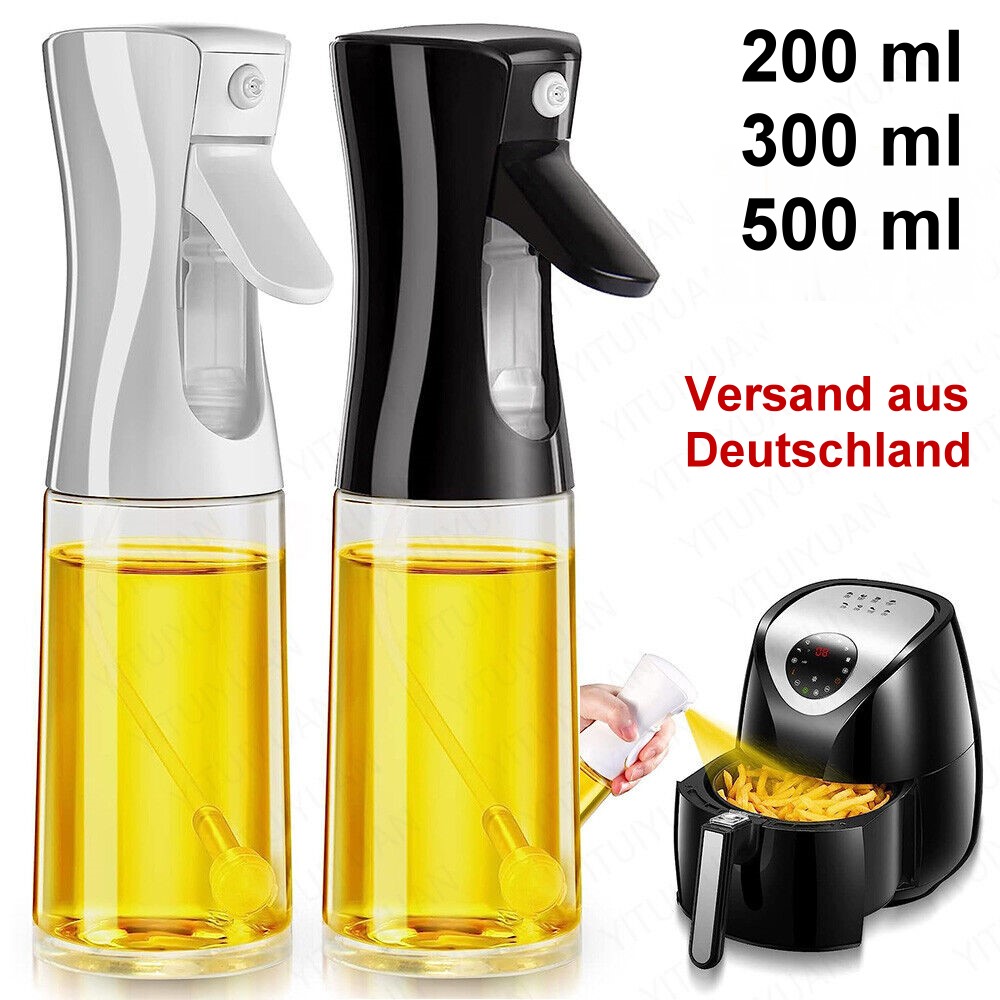 Ölsprüher Pumpflasche Zerstäuber Essig Öl Kochen Grillen BBQ Salat